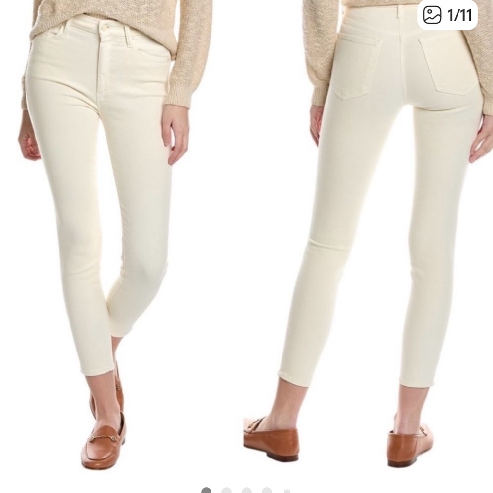MOTHER High Waisted Looker Whipping the Cream Women's Jeans 29